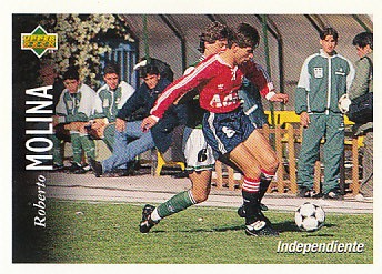 Roberto Molina Atletico Independiente 1995 Upper Deck Futbol Argentina #32